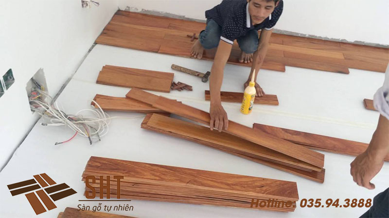 khắc phục sàn gỗ bị phồng rộp