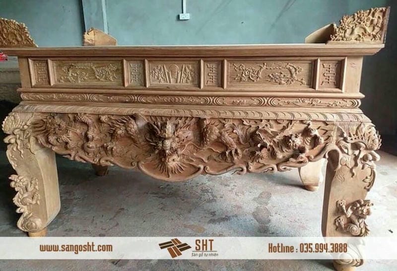 ban tho go bach xanh