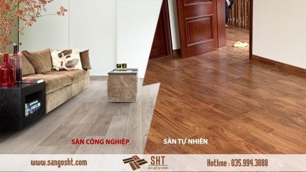 nen chon san go tu nhien hay cong nghiep