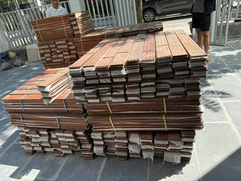 Thi Công Sàn Gỗ Cẩm Trắc Cho Biệt Thự Tai Khu Đt Đô Nghĩa Hà Đông 2